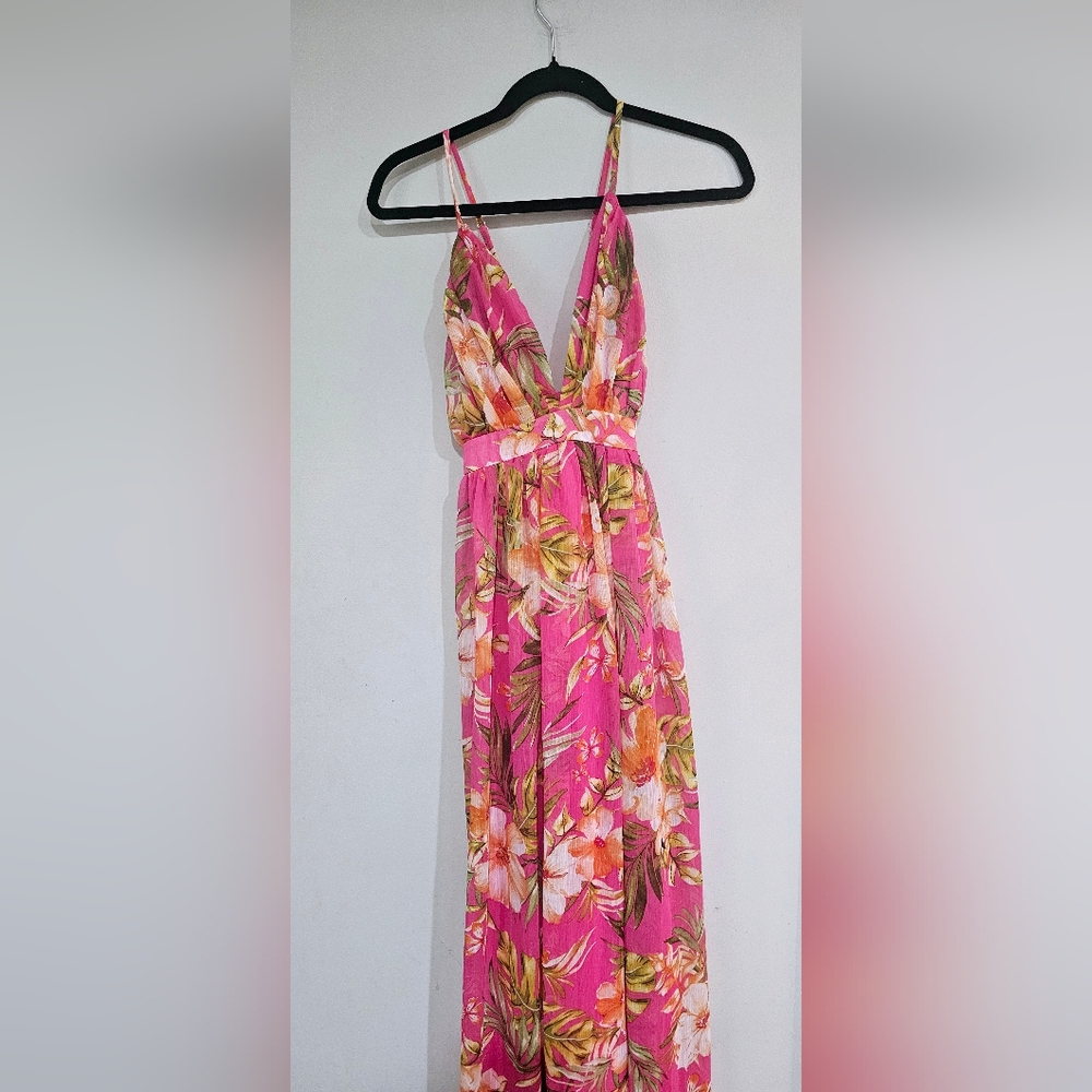 Chic Pink Maxi Dress